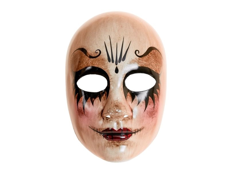 Uhyggelig Kvinde Maske