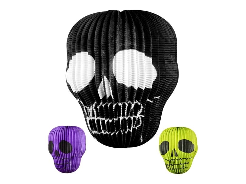 Totenkopf-Lampenschirm, 25 Cm