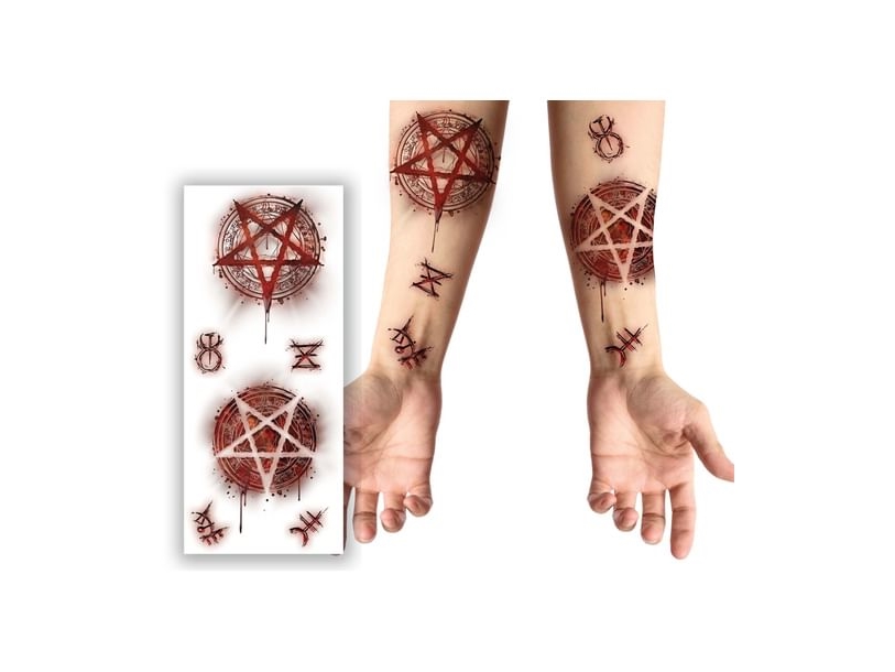 Sataniske Tegn Tatoveringer