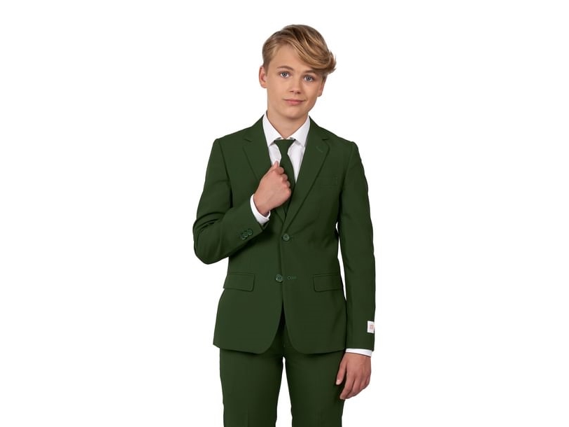 Mørkegrønt jakkesæt, teen