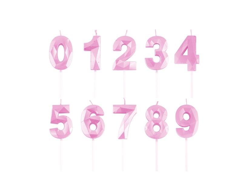 Rosa Zählerstände 0 - 9
