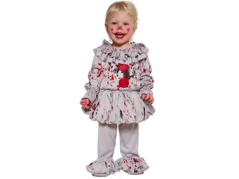 Crazy Clown Baby Kostume