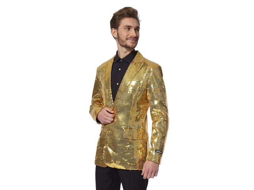 Suitmeister Gold Pailletten Jacke
