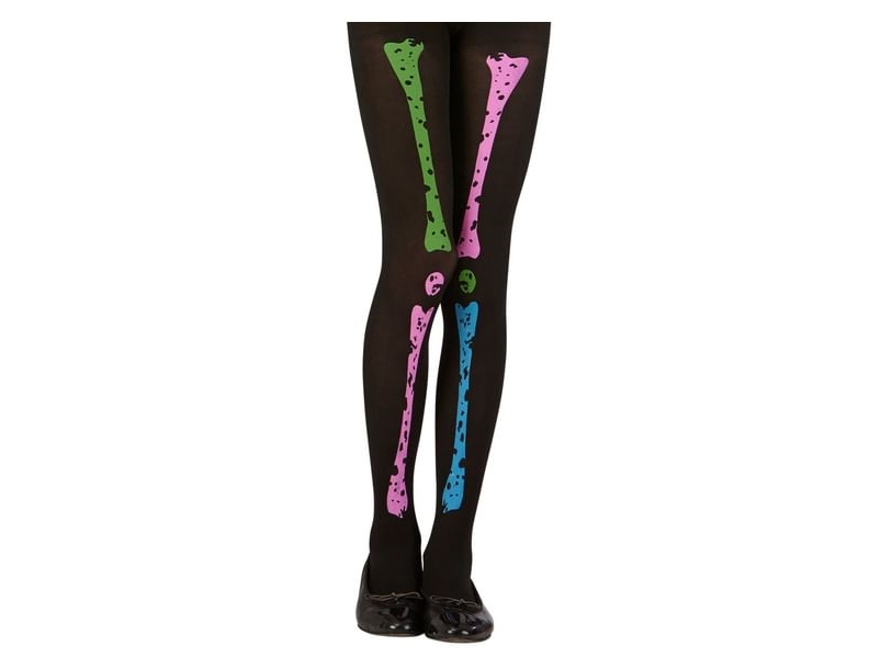 Neon-Skelett-Strumpfhose