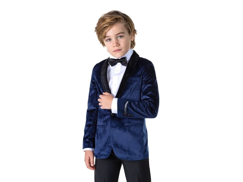 Opposuits Navy Blauer Blazer, Junge