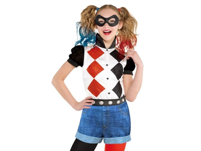 Harley Quinn Klassisk Børnekostume - Medium