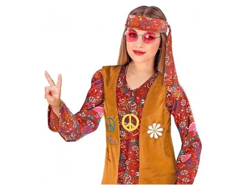 Hippie Pige Kostume