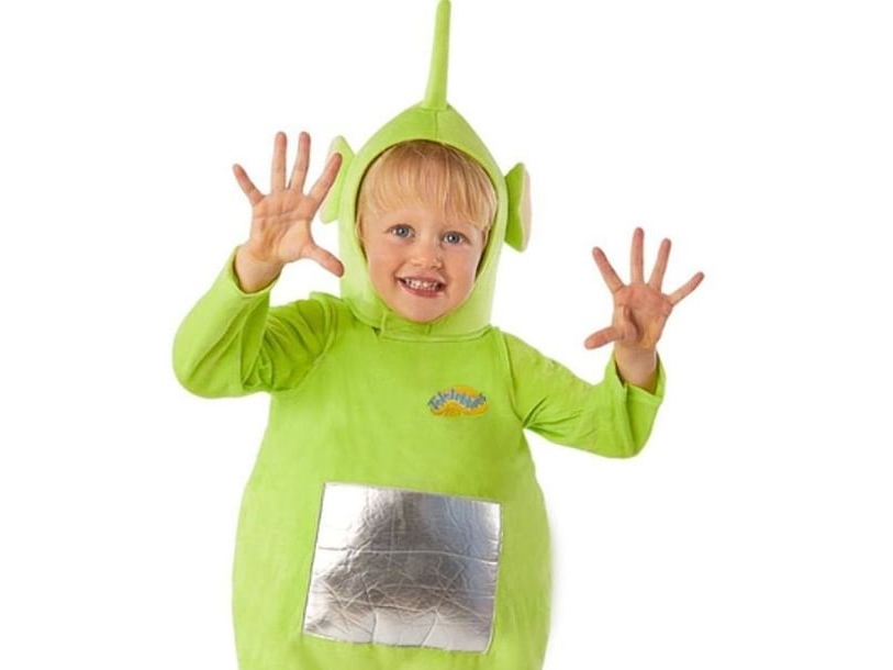Dipsy Im Teletubbies-Kostüm