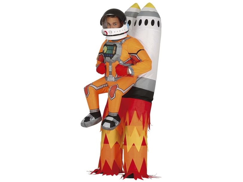 Oppusteligt Astronaut Kostume