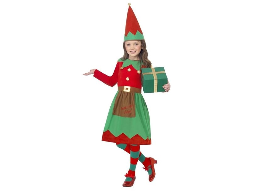 Kostüm Für Den Kleinen Helfer Des Weihnachtsmanns