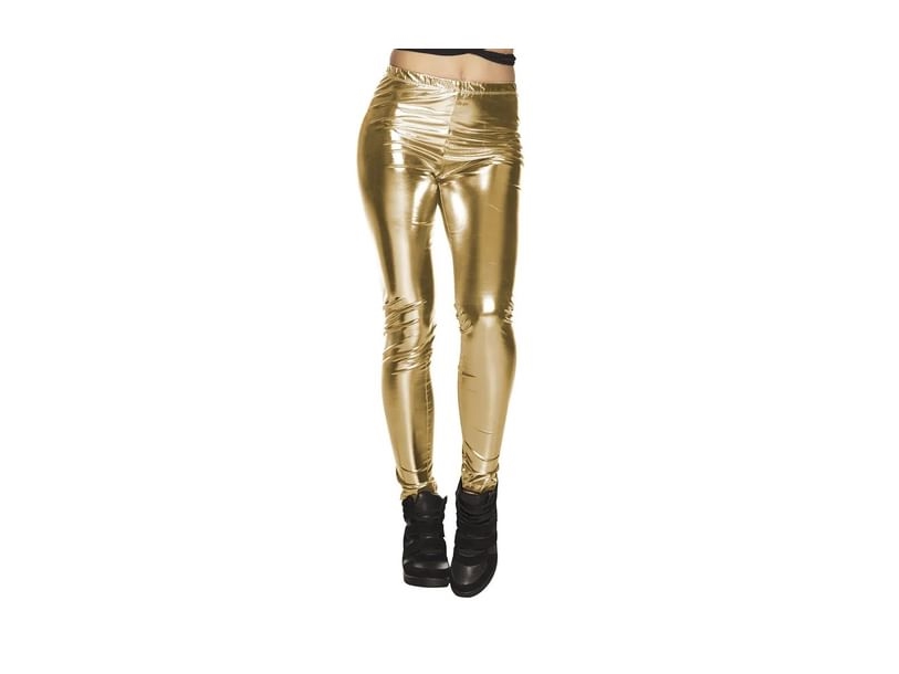 Goldfarbene Leggings