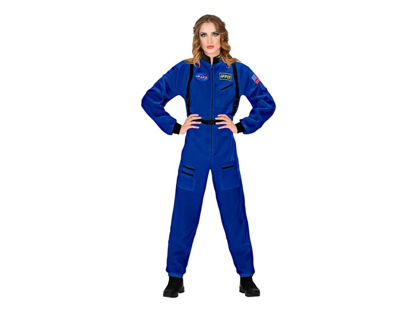 Blaues Astronautenkostüm