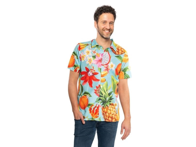 Hawaiiskjorta med frukt | Kläder & Säkerhet - Arbetskläder - Skjortor | GameStuff