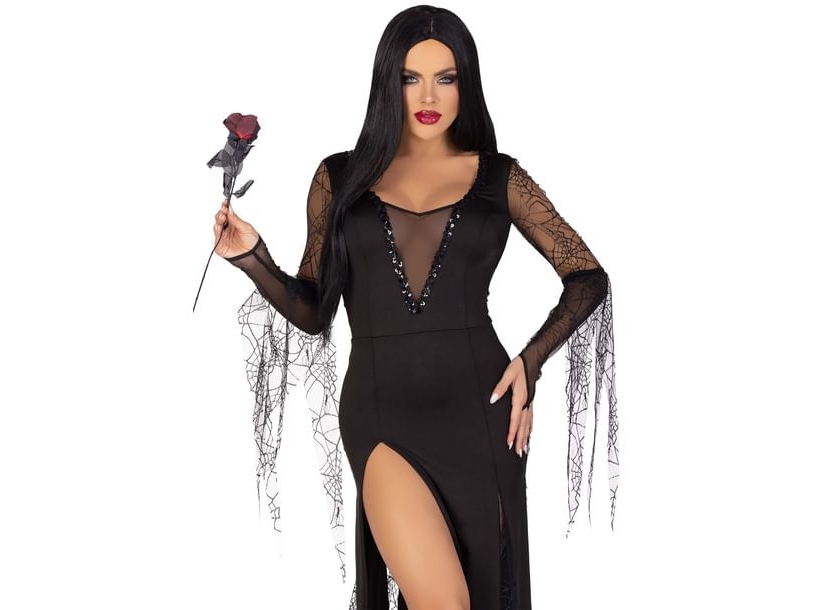 Sexy Spooky Morticia Kostüm