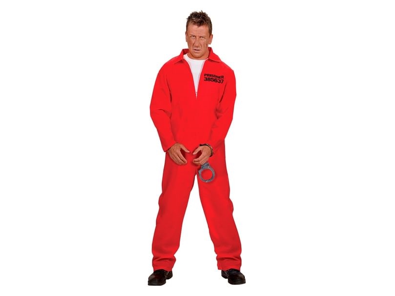 Rotes Gefangenenkostüm