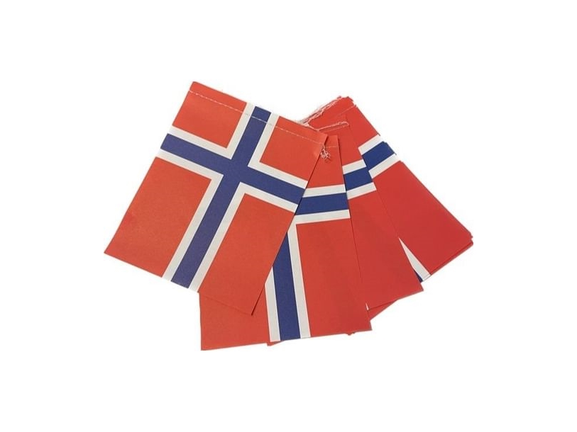 Flaggengirlande Norwegen