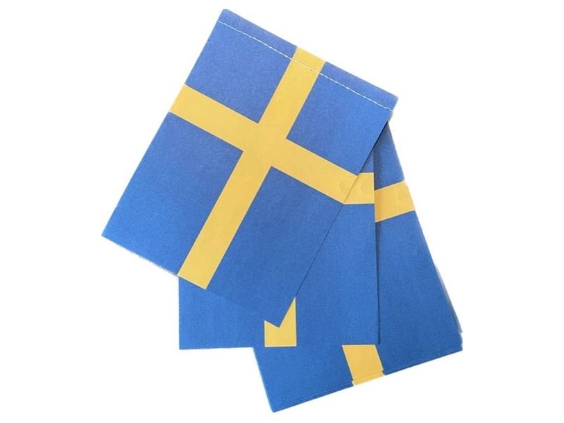 Flagguirlande Sverige