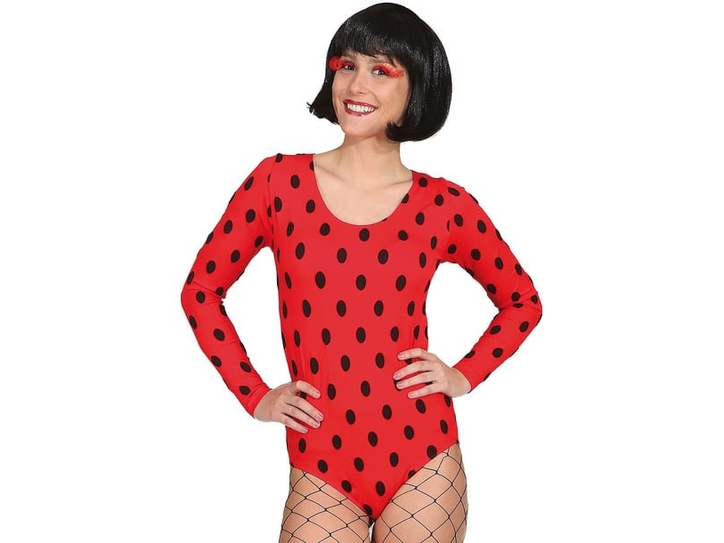 Roter Body Mit Punkten