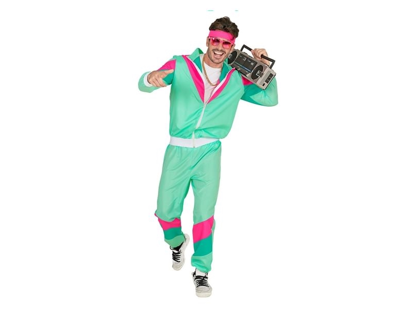 80er Joggingdragt, mintgrøn