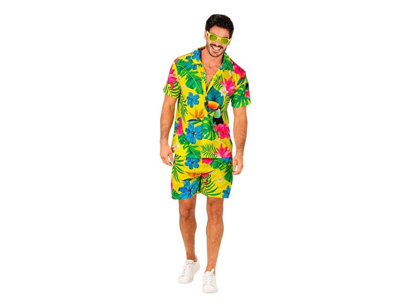 Hawaiisæt Gult - Large/X-Large