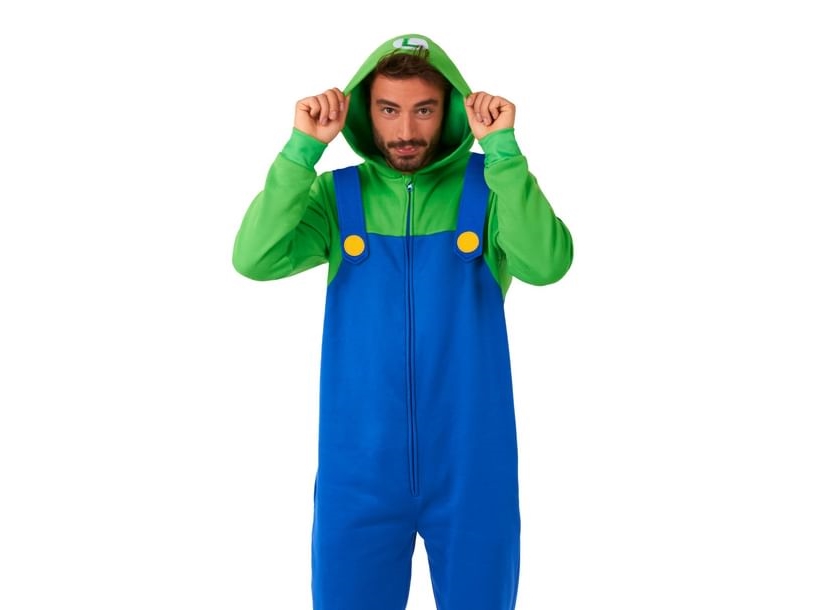 OppoSuits Luigi Onesie - Large