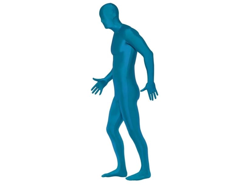 Blåt Skinsuit