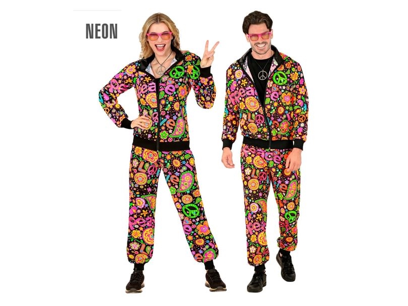 Neon-Frieden-Jogginganzug