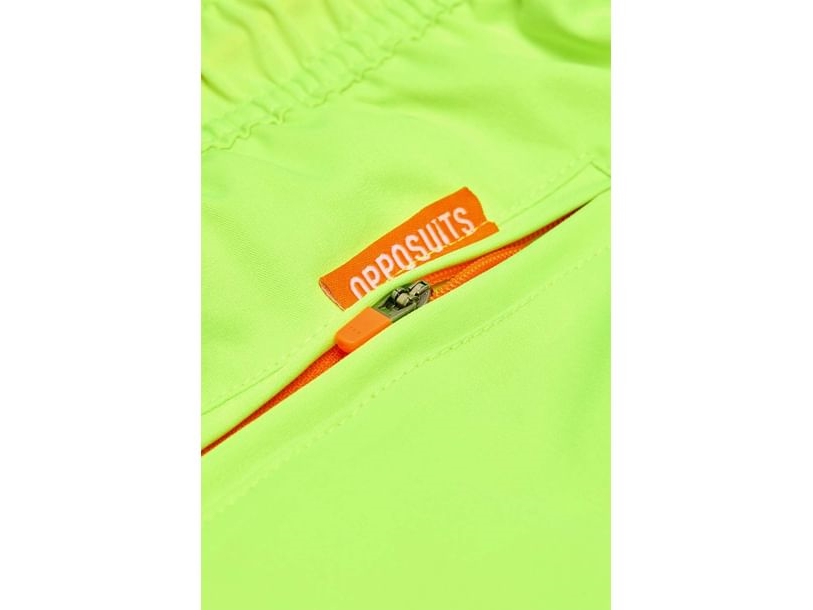 Neon lime badeshorts