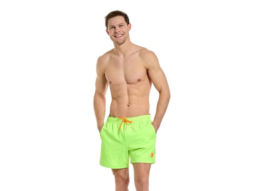 Neon-Limetten-Badeshorts