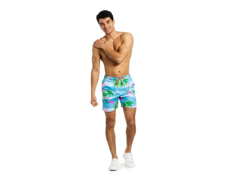 Flamingo-Badeshorts