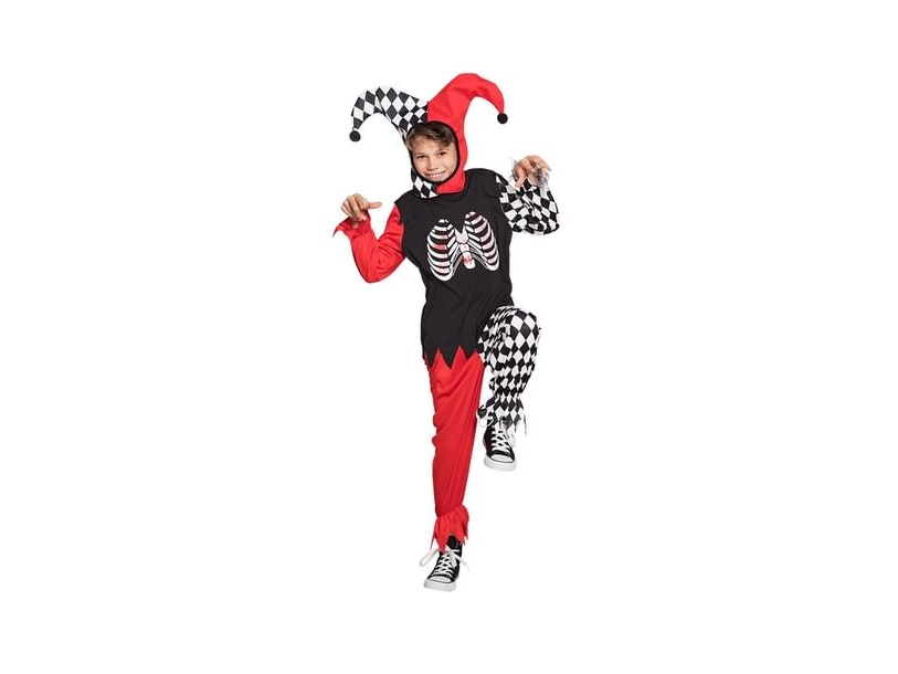 Harlekin Skelett Kostüm