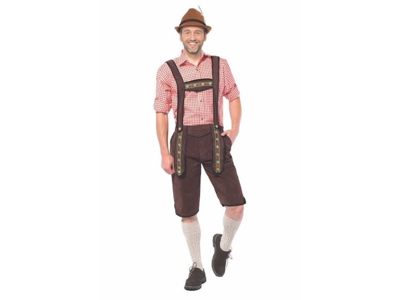 Dunkelbraune Tiroler-Hosen