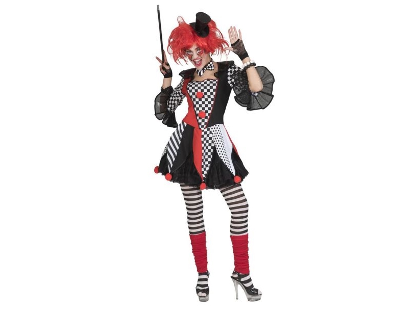 Narr Harlekin Kjole