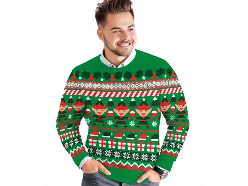 Weihnachtspullover Mit Weihnachtsmotiv