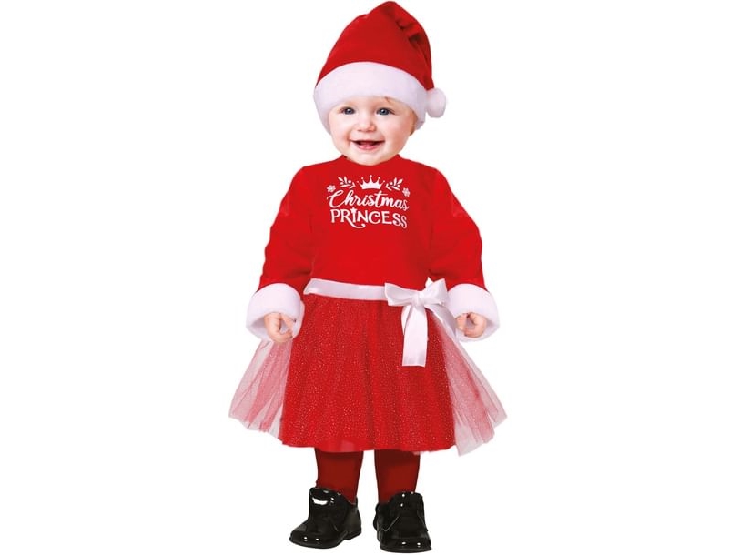 Baby-Weihnachtsprinzessinnenkleid