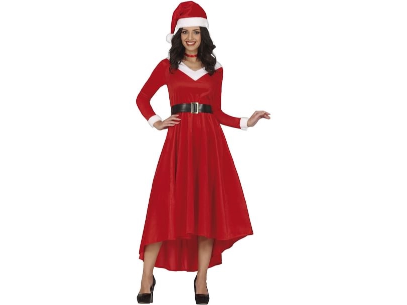 Langes Weihnachtskleid