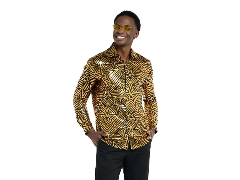 Golden Geo Star skjorte