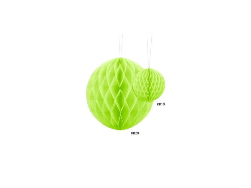 Limettengrüne Papier-Tissue-Kugel 20 Cm