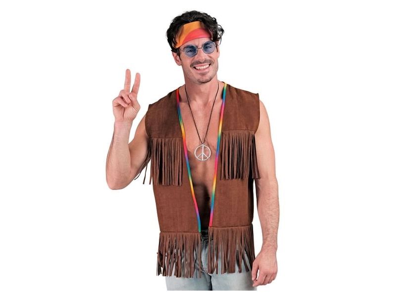 Hippie-Weste Mit Fransen