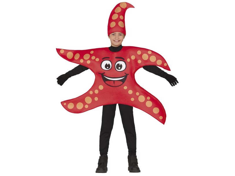 Rotes Seesternkostüm
