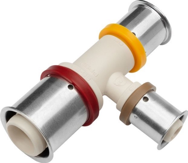 KAN-therm PPSU T-stycke RED Z-press. 40x32x32 | VVS Artiklar - Uppvärmning - Tillbehör | GameStuff