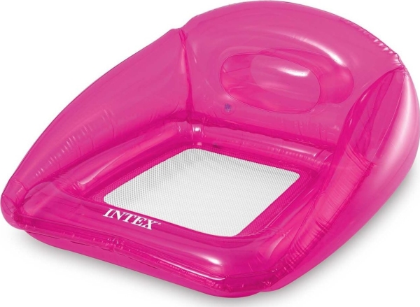 Intex 56802 Rožinis Plaukimo Kėdės Čiužinys