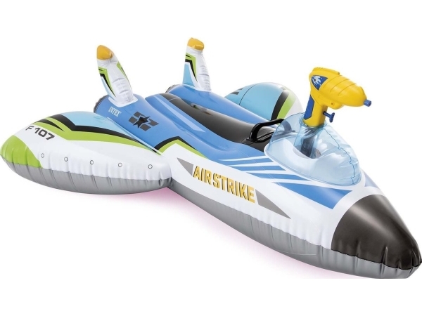 Pripučiamas lėktuvas su mėlyna INTEX 57536 patranka