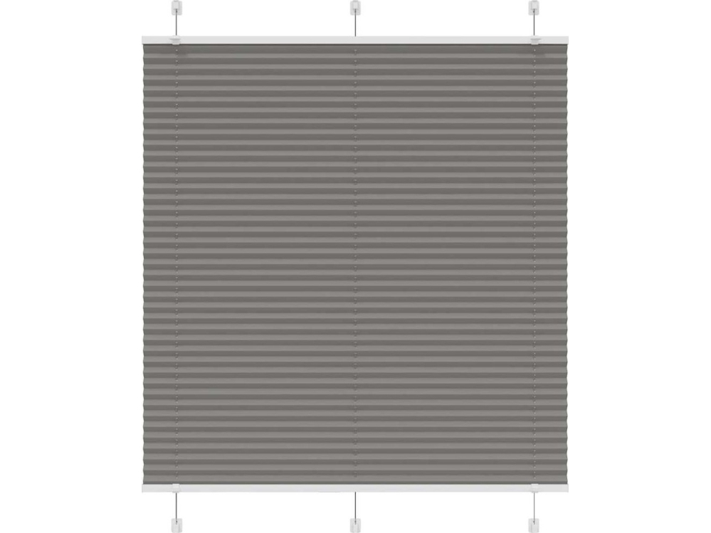 Antrasiittinen laskostettu kaihdin 120x150 cm Kangasleveys