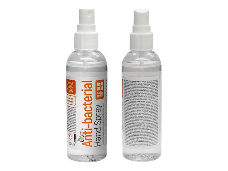 Colorway - Hånddesinfektionsmiddel - Flydende Gele - Sprayflaske - 100 Ml - Antibakteriel