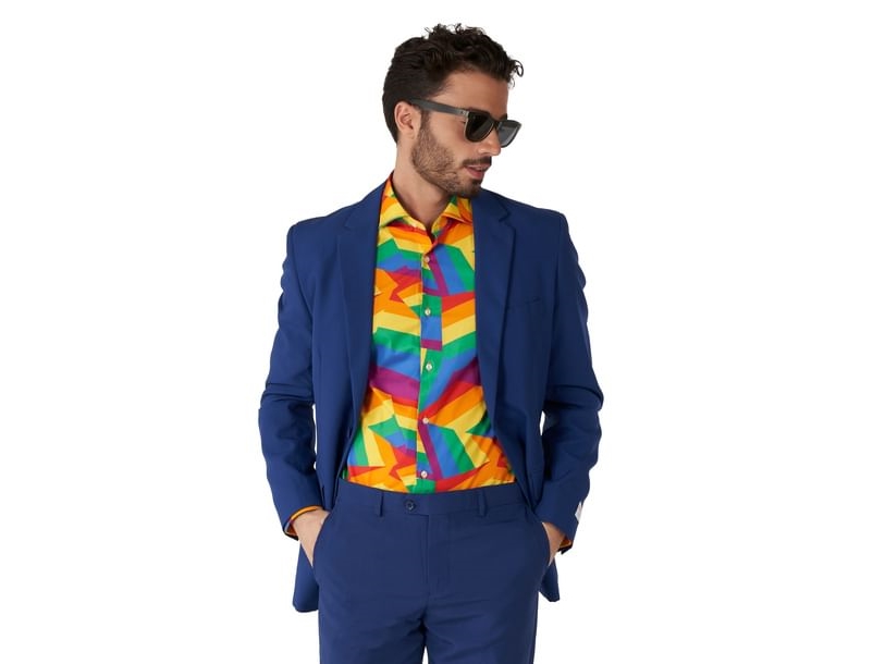 Opposuit Zig Zag Rainbow Skjorte