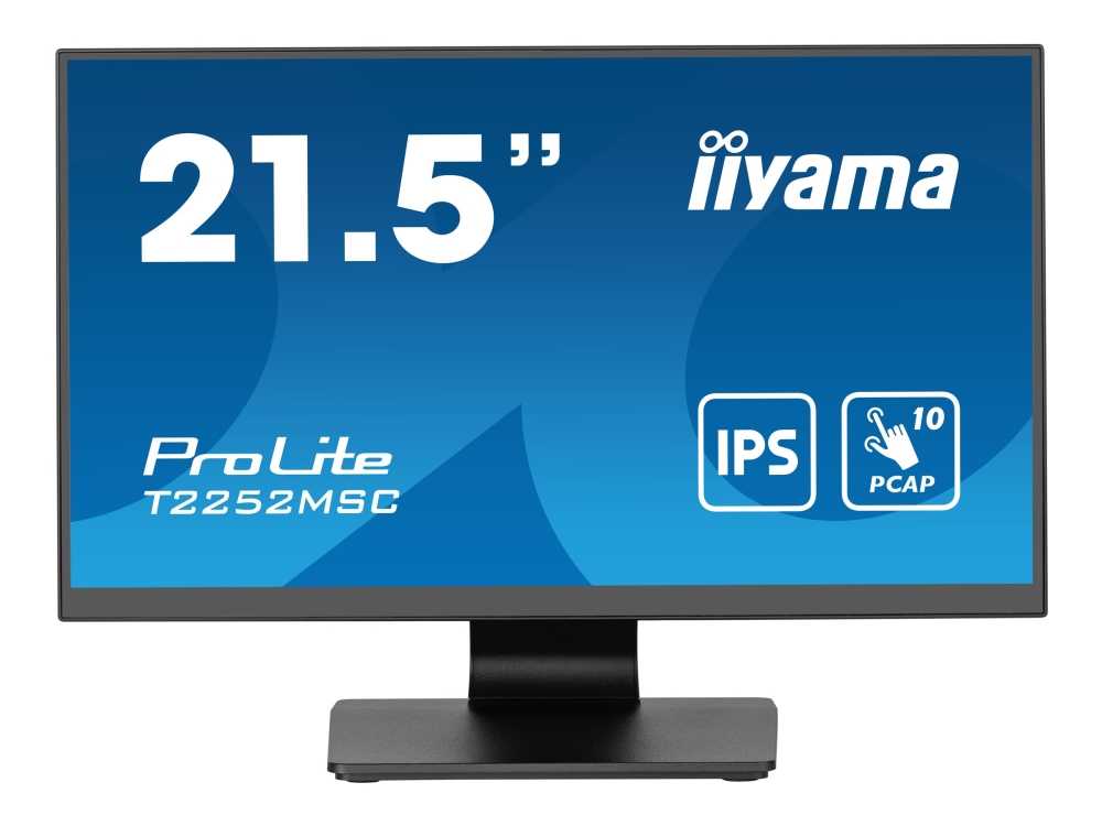 Iiyama 54,5Cm (21,5") T2252msc-B2ag 16:9 Touch Hdmi+2Usb+Dp