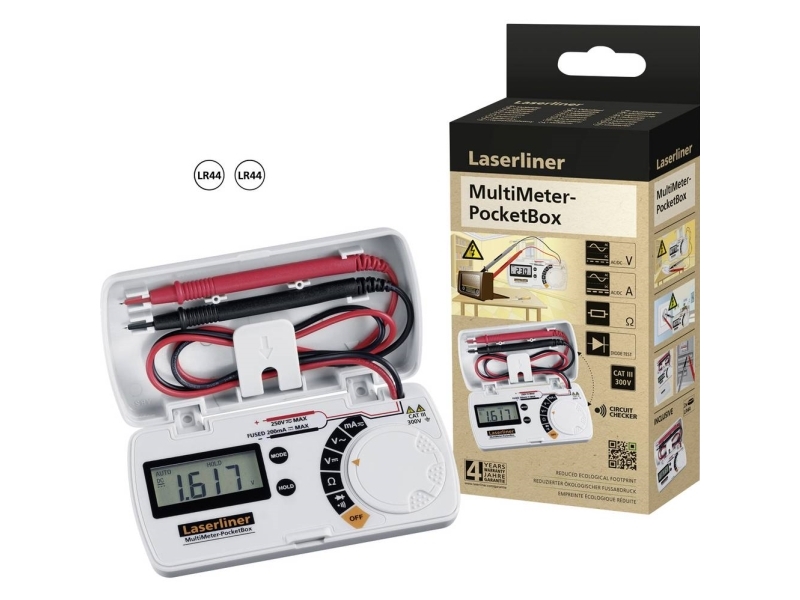 Laserliner 083.028E Hånd-multimeter | EL Artiklar - Verktyg för EL - Test- och kontrollutrustning | GameStuff
