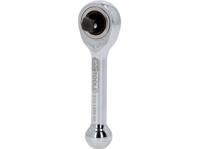 Ks Tools 1/4 Mini-Freilauf-Ratsche 912.1485 Bit-Ratsche (912.1485)