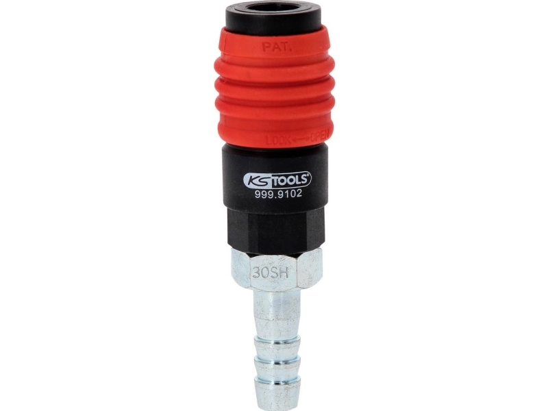 3-I-1 Universal-Trykluftsikkerhedskobling, 11 Mm Med Slangetud Ks Tools 999.9102